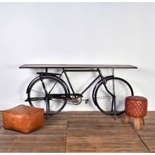 Jasmin Genuine Leather Ottoman